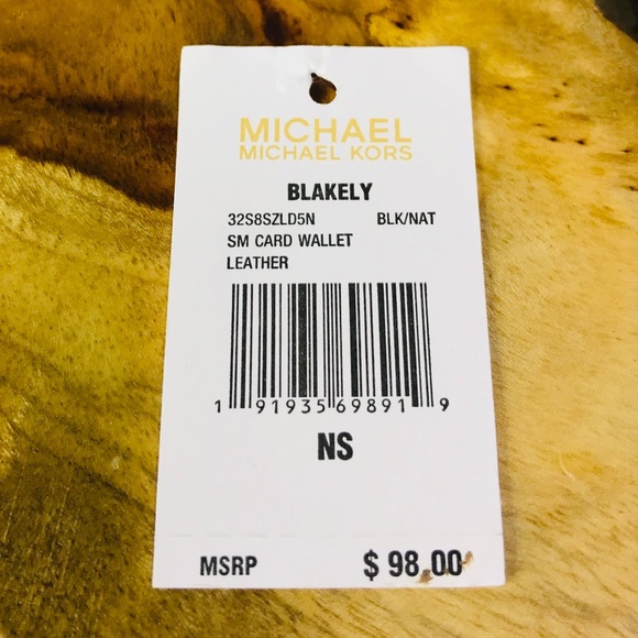 Michael Kors Blakely Python Card Wallet - Picture 8 of 8